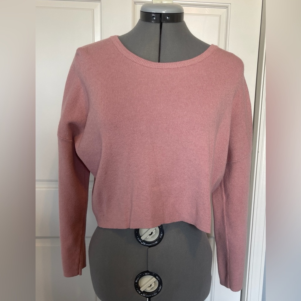 Forever 21 Blush Pink Sweater  Cropped